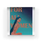 Yuta YoshiのFor all women 5 Acrylic Block