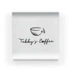 Frame The Sceneryのtakky's coffee (black) Acrylic Block