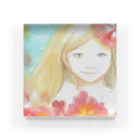 tomosdessinの花の妖精 Acrylic Block