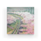志瓜のSUZURIの桜の海 Acrylic Block