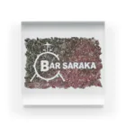 BAR-SARAKAのBAR-SARAKA オリジナルロゴ イラストグッズ Acrylic Block