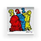 TOMMY★☆ZAWA　ILLUSTRATIONの3 Bros. Colored (三兄弟。3色。) Acrylic Block