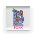 PICNICの十二支午 Acrylic Block