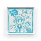 SWEET＆SPICY 【 すいすぱ 】ダーツのGAME ON!　【SWEET LIGHTBLUE】 Acrylic Block