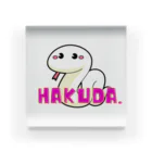 HAKUDA.のHAKUDA.ロゴ Acrylic Block