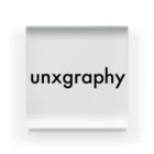 unxgraphyのLogo -Black- アクリルブロック