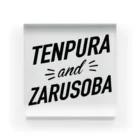 グラフィンのtenpura and zarusoba 天ぷら＆ざるそば Acrylic Block