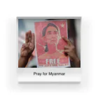 kuro_kominkaのPray for Myanmar  アクリルブロック