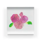 gama da gamaの薔薇の花 Acrylic Block