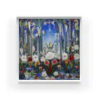 世界の絵画アートグッズのジョセフ・ステラ《イタリアの花》 アクリルブロック