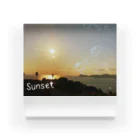 水彩屋のSunset Acrylic Block