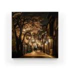 M's photographyの金沢・主計町茶屋街の夜桜 Acrylic Block