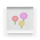 かえるのてぶくろのお花 Acrylic Block