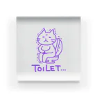 おにぎり亭のトイレねこ Acrylic Block