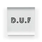 D.U.F STOREのDUFロゴ アクリルブロック