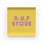 D.U.F STOREのDUF BOXロゴ アクリルブロック