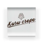 kurucrepeのkuru crepeオリジナル アクリルブロック