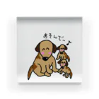 それいゆの仲良し親子シリーズ（犬さん） Acrylic Block