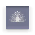 eのWhite Peacock Acrylic Block