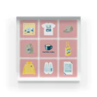 Teal Blue CoffeeのTealBlueItems _Cube PINK Ver. アクリルブロック