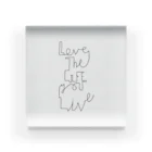 Panic JunkieのLove the life you live アクリルブロック