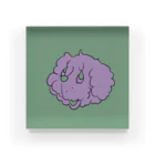 GreenEgg89の小型犬さん_むらさき Acrylic Block