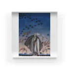 世界の絵画アートグッズのカイ・ニールセン《魔法の笛を吹く若い兵士と集まる鳥の群れ》 Acrylic Block