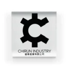 歯車インダストリー SUZURI支店のCHIRUN INDUSTRY(BLACK) Acrylic Block