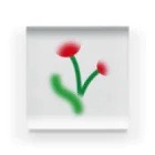 SUPER8のTulips Acrylic Block