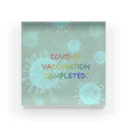 でおきしりぼ子の実験室のVACCINATION COMPLETED(NS) Acrylic Block