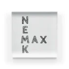 めいぷるのＮＥＭＫＭＡＸ(黒文字) アクリルブロック