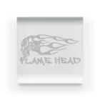 Ａ’ｚｗｏｒｋＳのFLAME HEAD WHT Acrylic Block