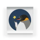 佐々木よしゆき🐧skebはじめましたのメガネペンギンさん アクリルブロック