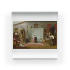 世界の絵画アートグッズのトーマス・ル・クリア 《肖像画のある室内》 アクリルブロック