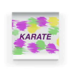 空手好きのチコの空手ドットKARATE Acrylic Block