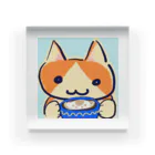 堕落猫のねこちゃんとココア Acrylic Block