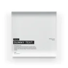 This is DUMMY TEXTのDUMMY TEXT. - untitled アクリルブロック