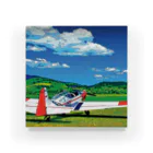 GALLERY misutawoの草原の飛行機 アクリルブロック