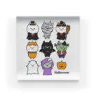 もちぱっちのHalloween🎃ねこさん2 Acrylic Block