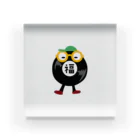 DJちゃん-福を呼ぶレコード-のDJちゃん Acrylic Block