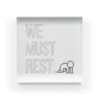 tired.の【オータム】"We must rest." by tired. アクリルブロック