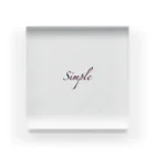 lovepenのシンプル　しんぷる　Simple Acrylic Block