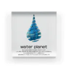 ナグラクラブ デザインのwater planet Acrylic Block