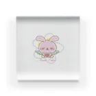 Anela’Eheuの天使のうさぎハピバニちゃん Acrylic Block