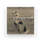 RINちゃんのLife is just a journey.人生ってまさに旅ね。 Acrylic Block