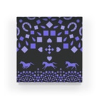 モノツクルヒト　Fuku～ふく～のモロッカン駈歩紫 Acrylic Block