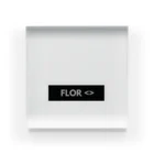 シンプルロゴの☆flor☆ Acrylic Block