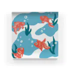 naty's doodlesのGoldenfish Acrylic Block