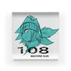 175歳の乙女の108 MACHINE GUN Acrylic Block