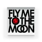 月が輝くこんな夜にのFLY ME TO THE MOON アクリルブロック